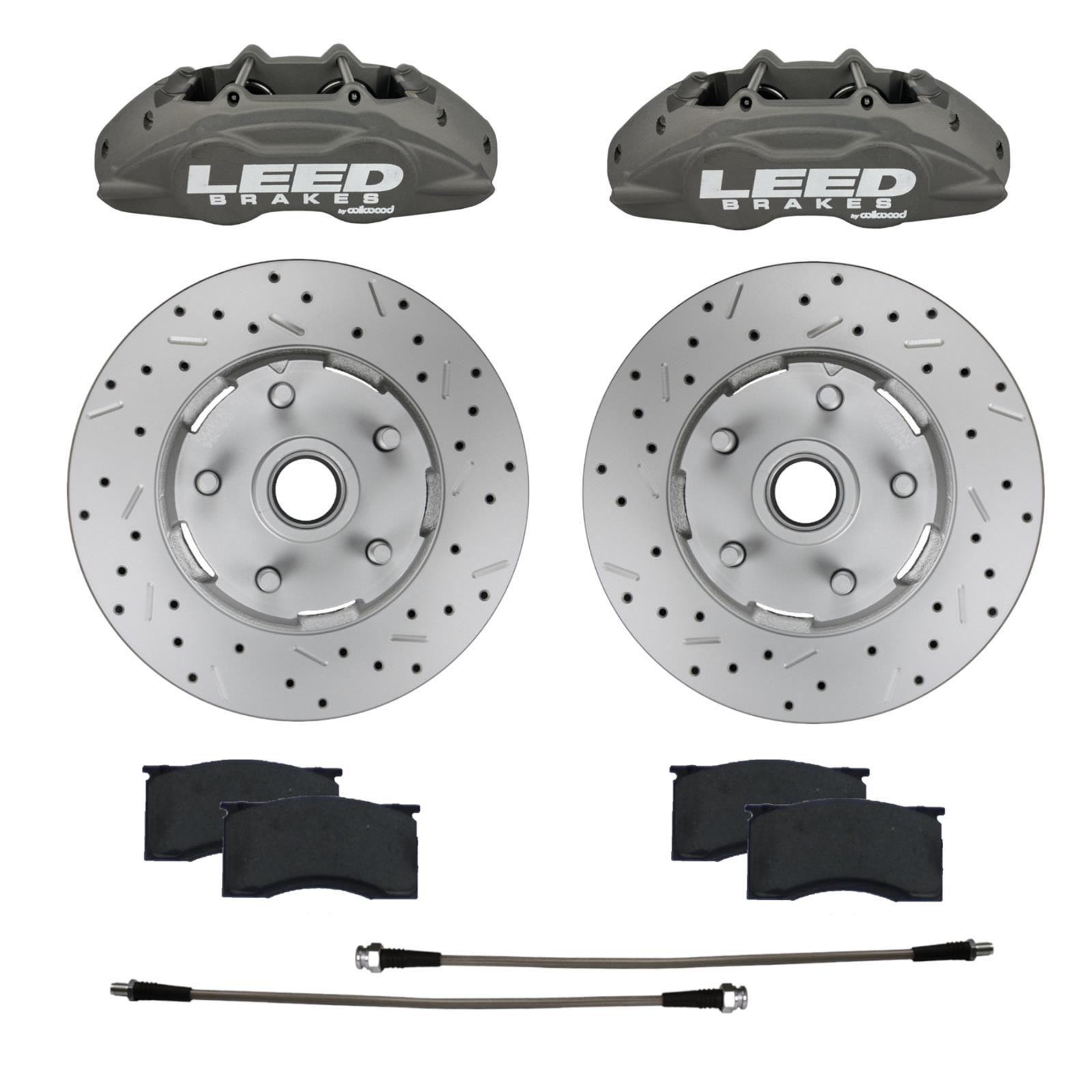 64 - 67 Mustang Brake Caliper/Pad/Rotor Kit - CC0005RKX