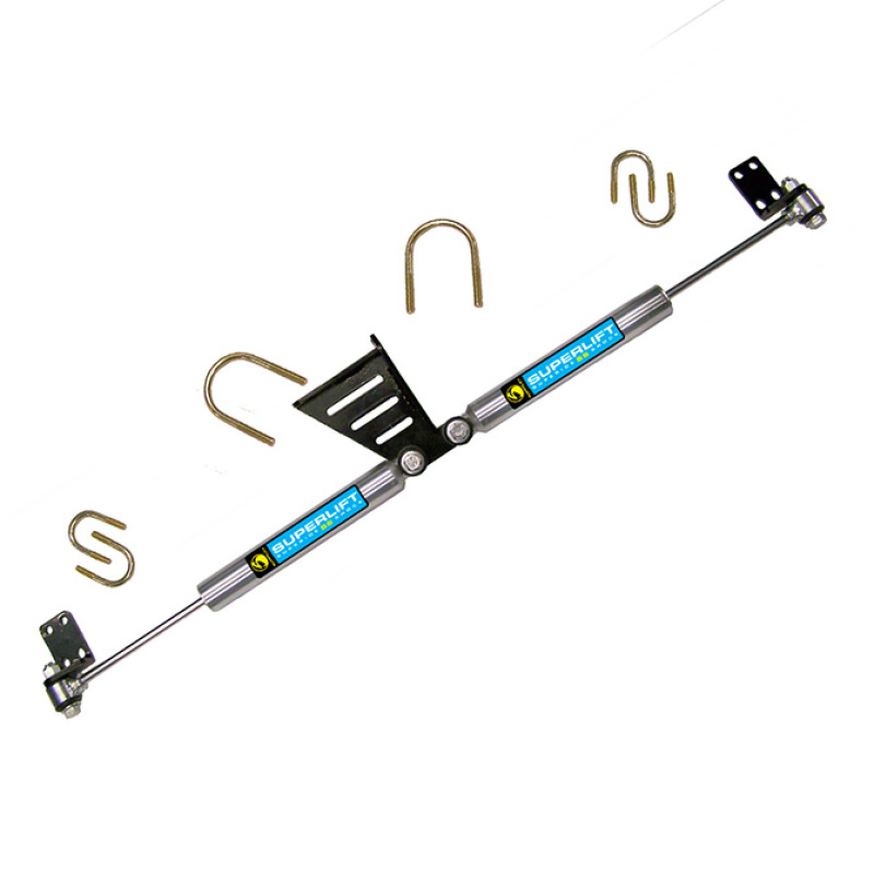 High Clearance Dual Steering Stabilizer Kit - SL SS Bilstein (Gas)-07-18 Jeep JK - 92105