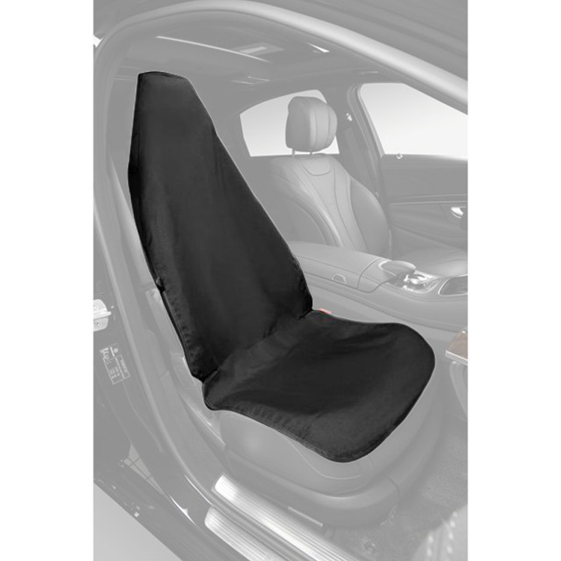 Seat Cover; W 22 in. x H 22 in.; Universal Bucket Seat Defender; Black; - 1785-09