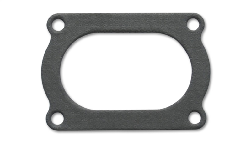 4 Bolt Flange Gasket; for 3 in. Nom. Oval Tubing (Matches # 13175S); Graphite; - 13175G