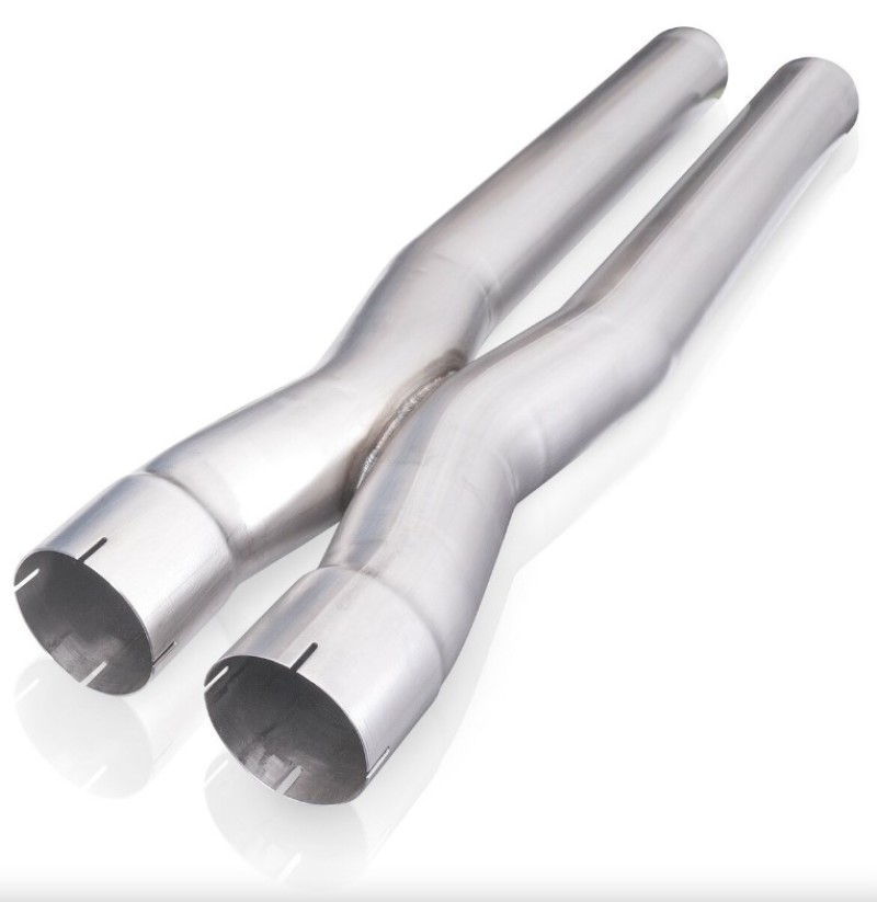 Stainless Works 3in X-Pipe (Parallel) w/ 4.125in Center-to-Center - 3in ID Expanded Inlets - 3XP413SS