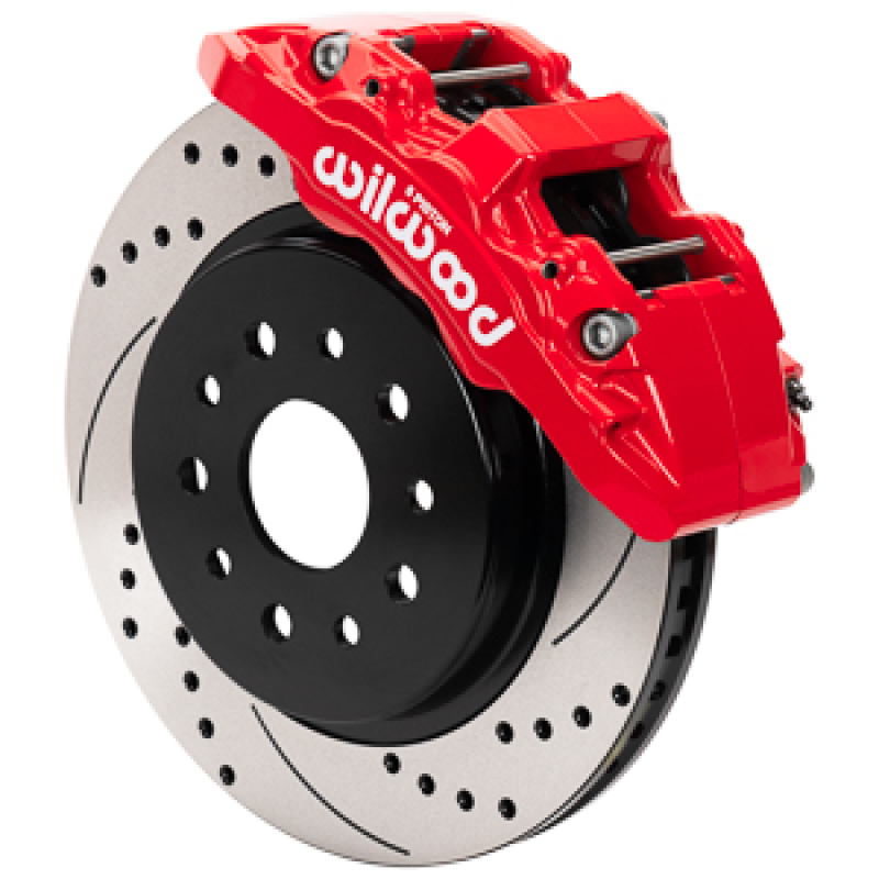 Wilwood 19-20 Jeep Wrangler (JL)/20-22 Jeep Gladiator (JT) Aero6-DM Front Brake Kit - D&S - Red - 140-17275-DR