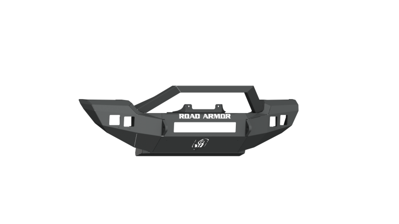 Road Armor 18-20 Jeep Wrangler JL Sport Stealth Front Winch Bumper w/Bar Full Width - Tex Blk - 5184F3B