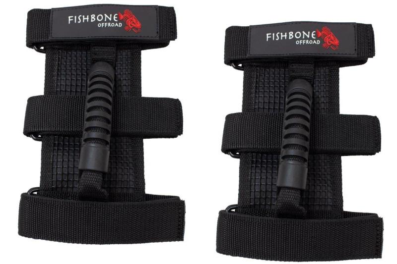 Fishbone Offroad Grab Handles w Three Straps - FB55153