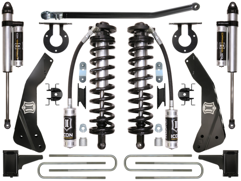 2011-2016 FORD F-250/F-350 4-5.5" LIFT STAGE 3 COILOVER CONVERSION SYSTEM - K63133