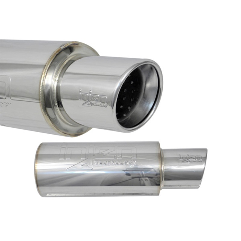 76MM Universal Muffler with TIP, Part No. SES300C, 3.00"Inlet. - SES300C