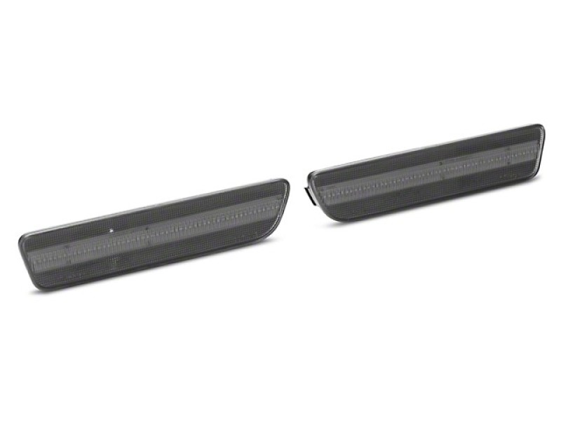 Raxiom 05-09 Ford Mustang Axial Series LED Side Markers (Smoked) - 406293