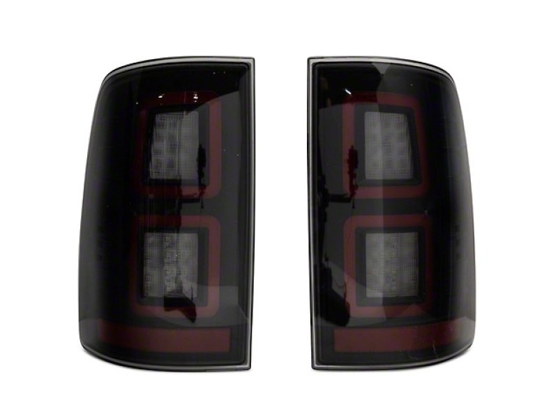 Raxiom 09-18 Dodge RAM 1500 LED Tail Lights- Black Housing (Smoked Lens) - R110172