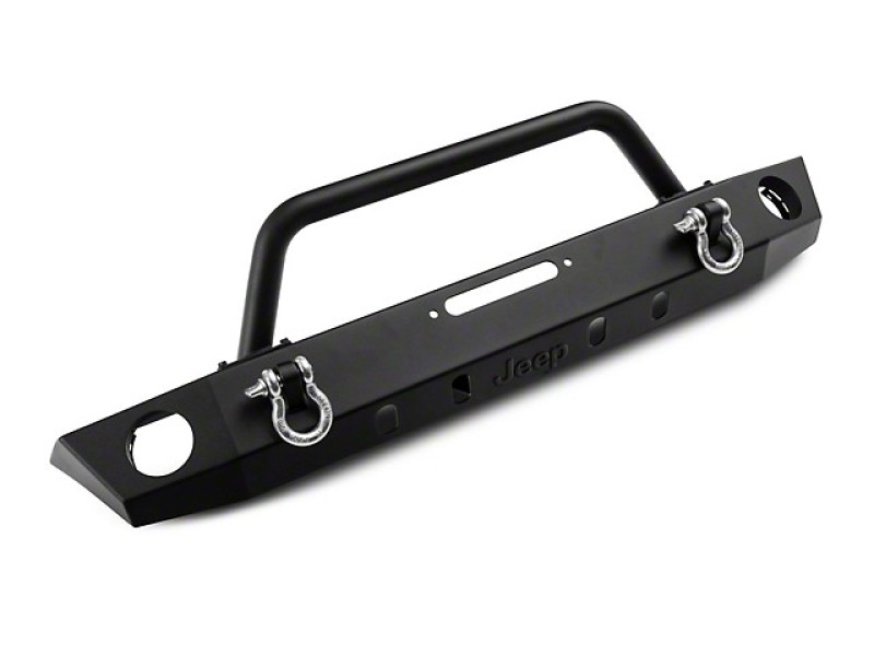 Officially Licensed Jeep 07-18 Jeep Wrangler JK Trekker Front Bumper w/ Jeep Logo - oljJ164365