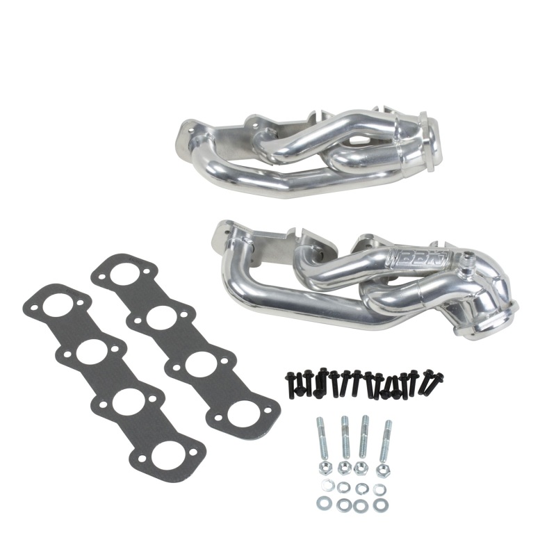 BBK 97-03 Ford F Series Truck 4.6 Shorty Tuned Length Exhaust Headers - 1-5/8 Silver Ceramic - 35150