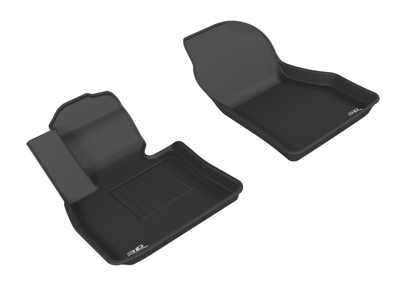 3D MAXpider 2016-2020 BMW X1/X2 F48/F39 Kagu 1st Row Floormat - Black - L1BM07311509