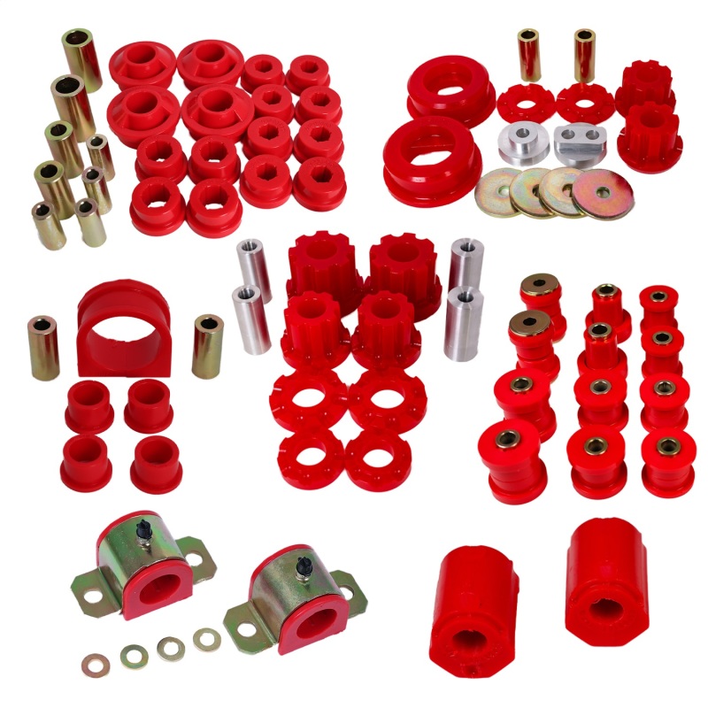 Energy Suspension 01-05 Lexus IS300 Hyper-Flex Master Bushing Set - Red - 8.18117R