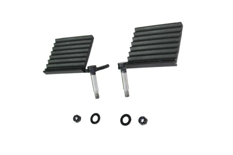 Fishbone Offroad 2018+ Jeep Wrangler JL / 2020+ Gladiator JT Foot Peg Set - Black - FB21082