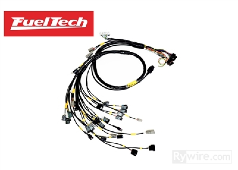 Rywire Honda B-Series (w/Fueltech 550 ECU) Eng Harn w/OBD1 Alt/EV1 Inj/AEM IAT & MAP (Adapter Req) - RY-B-FUELTECH-550