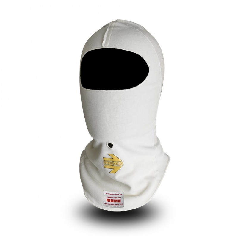 Momo Comfort Tech Balaclava One Size (FIA 8856-2000)-White - MNXBALCOTWHT