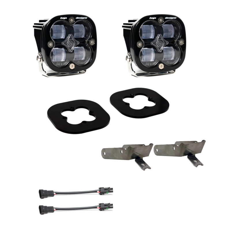 Baja Designs 11-16 Ford Super Duty Squadron Pro Series Fog Pocket Kit - 447730