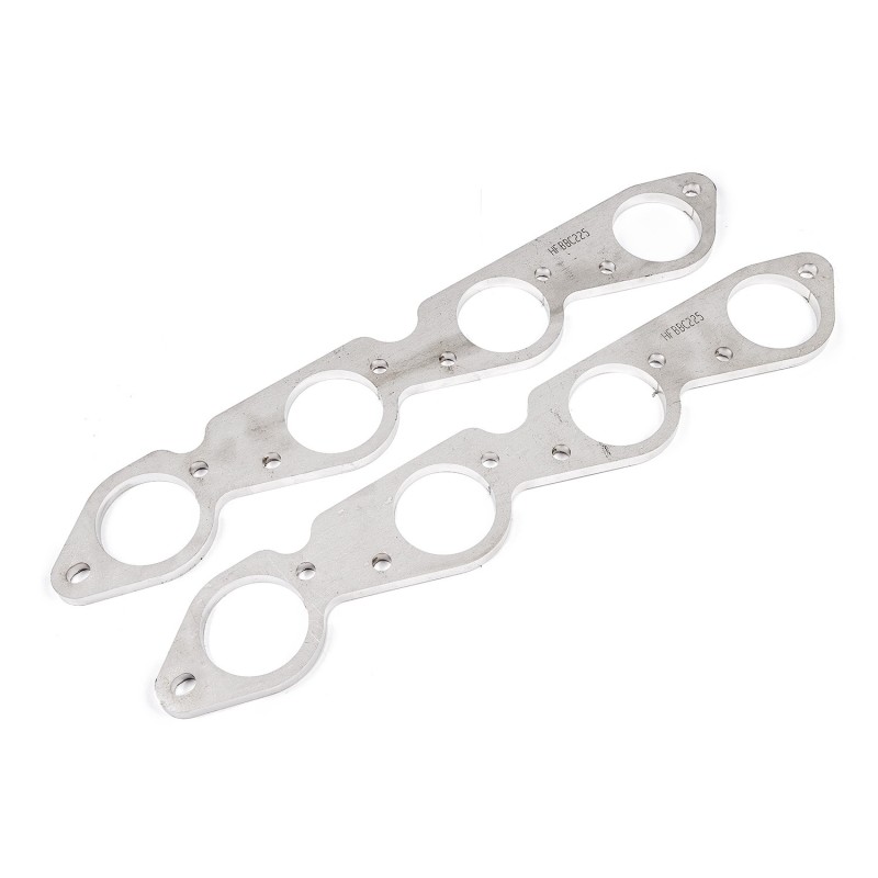 Stainless Works Big Block Chevy Round Port Header 304SS Exhaust Flanges 2-1/4in Primaries - HFBBC225