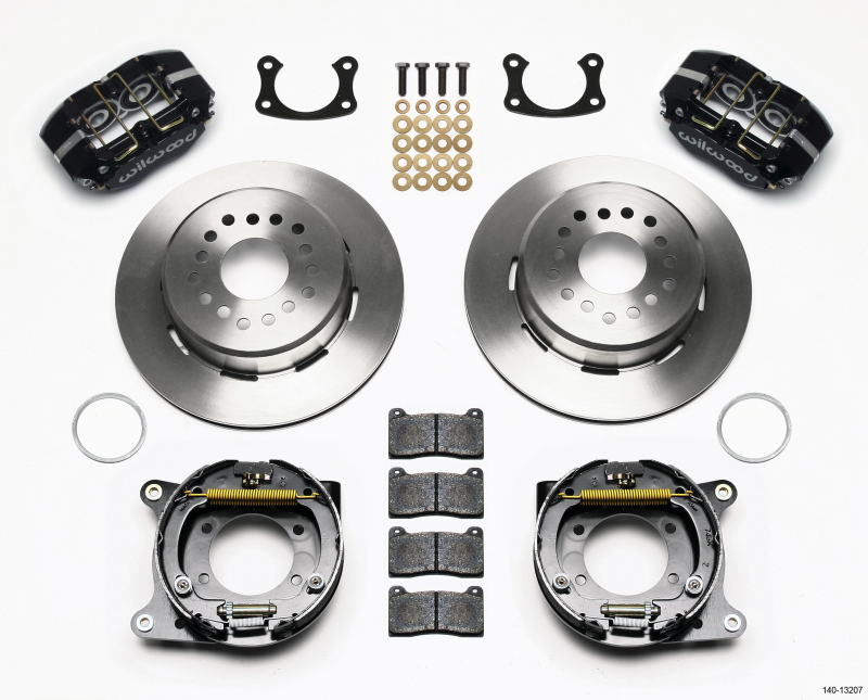 Wilwood Dynapro Dust-Boot P/S Park Brake Kit New Big Ford 2.50in Offset - 140-13207