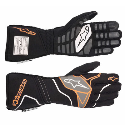 Gloves Tech 1-ZX Black / Orange Small - 3550323-156-S
