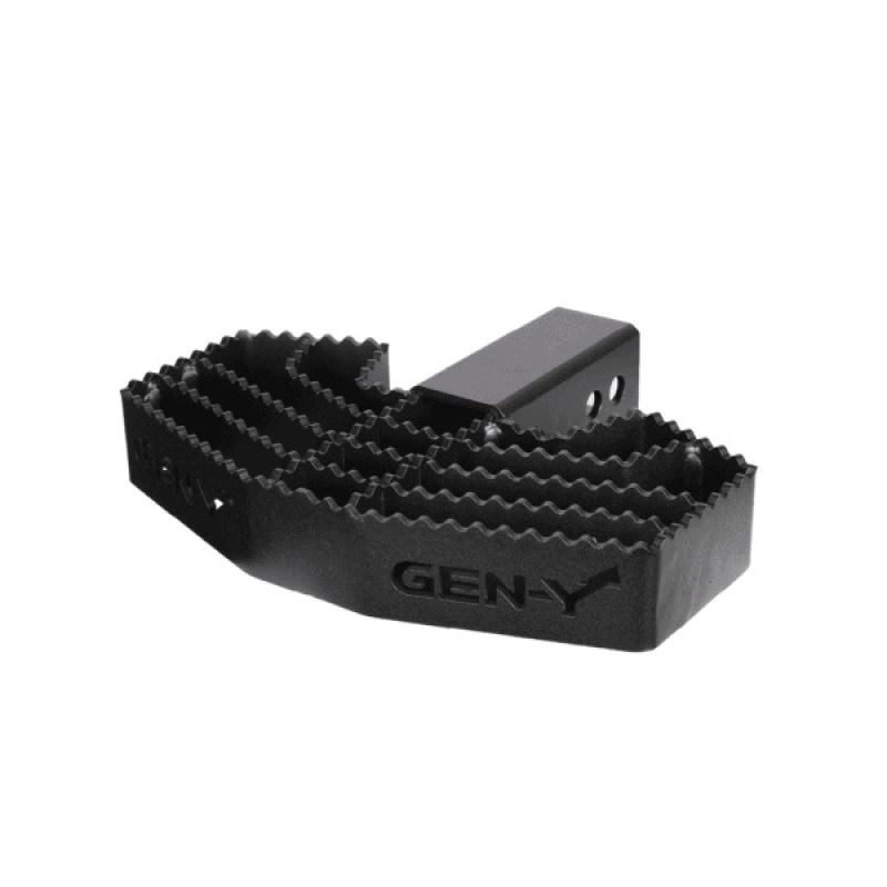 Gen-Y 2.5in Shank 3/4in Pin Holes Only Compatible w/32K Mega-Duty 500lb Capacity Serrated Hitch Step - GH-0160