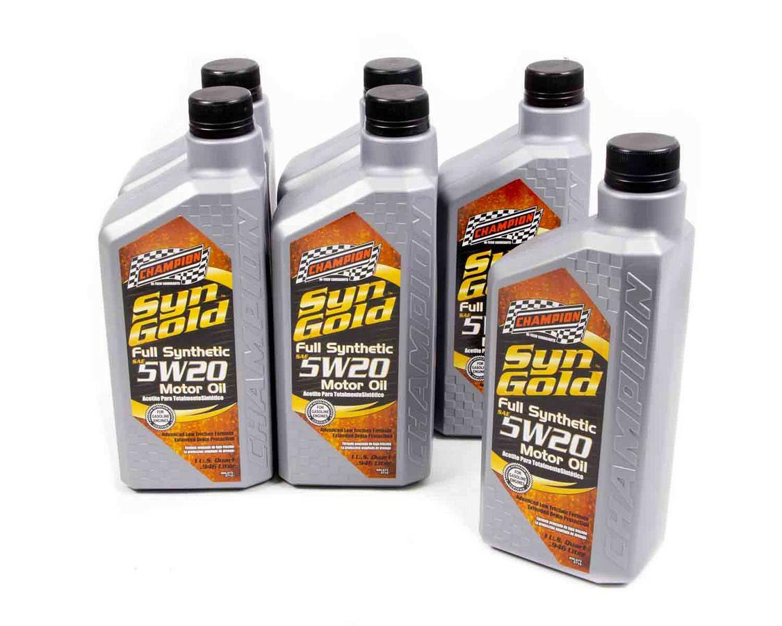 5W20 SynGold Synthetic oil Case 6x1 Quarts - 4430H-6