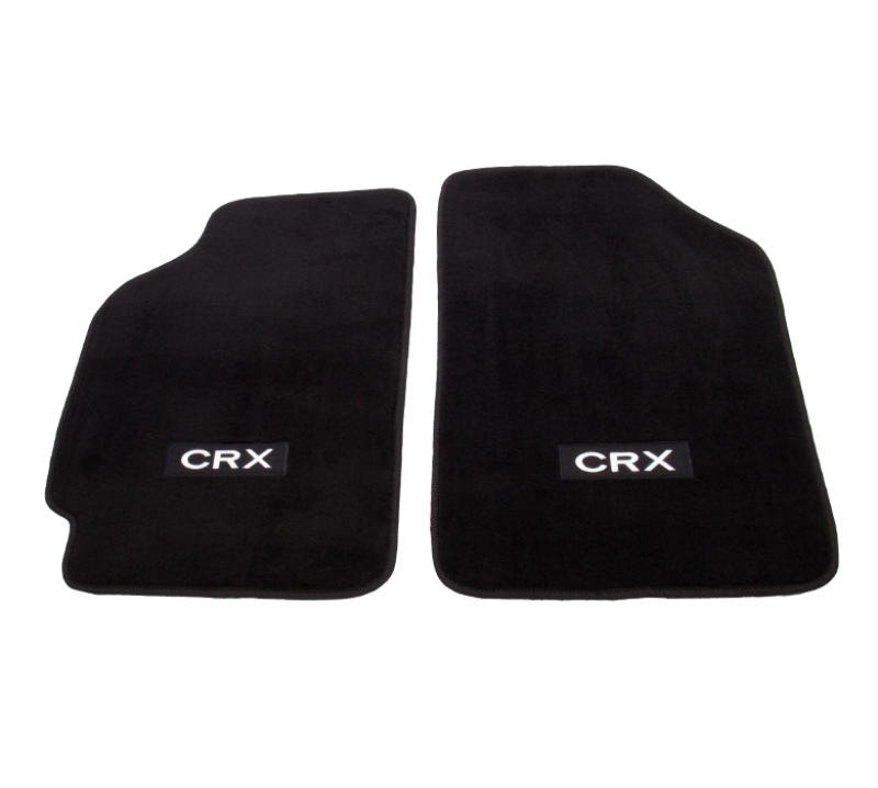 NRG Floor Mats - 88-91 Honda Civic (CRX Logo) - 2pc. - FMR-110