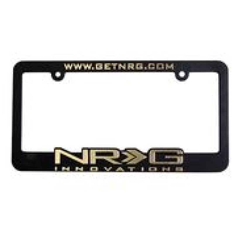 NRG License Plate Frame - Gold - LPF-101
