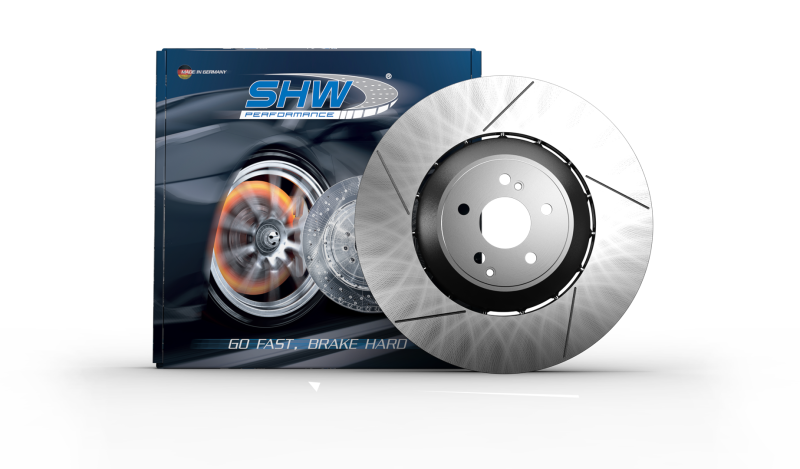 SHW 16-19 Mercedes-Benz C63 AMG 4.0L Front Drilled-Slotted Lightweight Brake Rotor (2224212612) - TFX49150