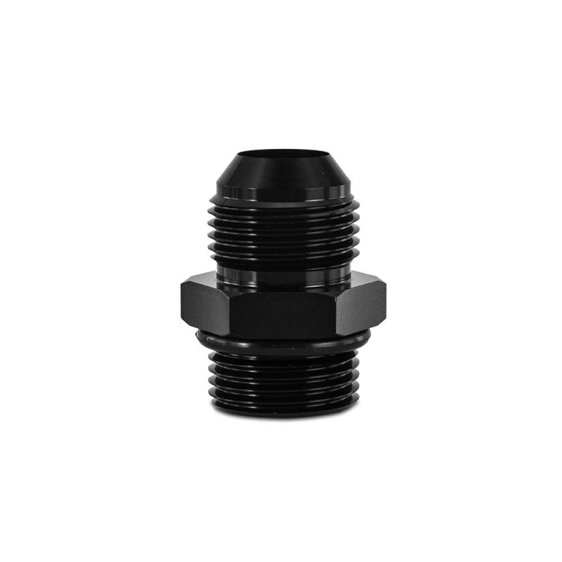 Mishimoto -10 ORB to -10AN Aluminum Fitting - Black - MMFT-10-10BK