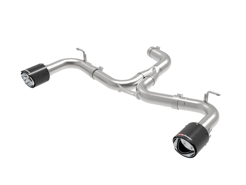 aFe 18-20 VW GTI (MK7.5) 2.0L MACH Force-Xp 3in to 2.5in 304 SS Axle-Back Exhaust System- Carb. Tips - 49-36421-C