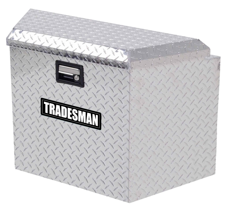 Tradesman Aluminum Trailer Tongue Storage Box (16in.) - Brite - 6120