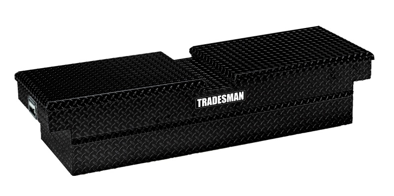 Tradesman Aluminum Economy Cross Bed Truck Tool Box (70in./Side Opening) - Black - 7111051