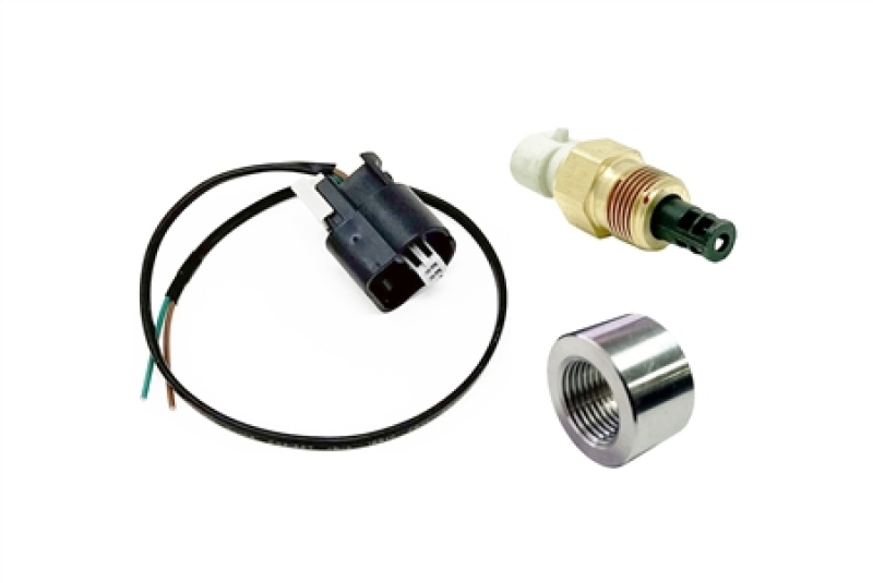 Torque Solution Fast Response SD IAT Sensor Kit GM Style IAT Sensor w/ Pigtail & Aluminum Weld Bung - TS-ES-IAT-GMPA