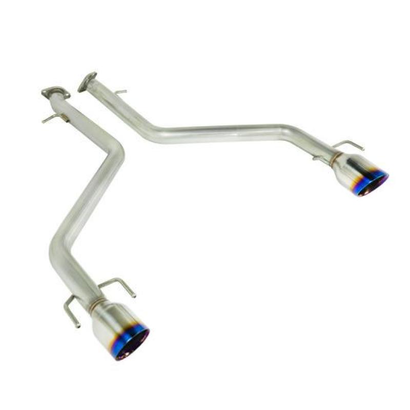 Remark 2021+ Lexus IS350 Axle Back Exhaust w/Burnt Double Wall Tip - RO-TTE4-D