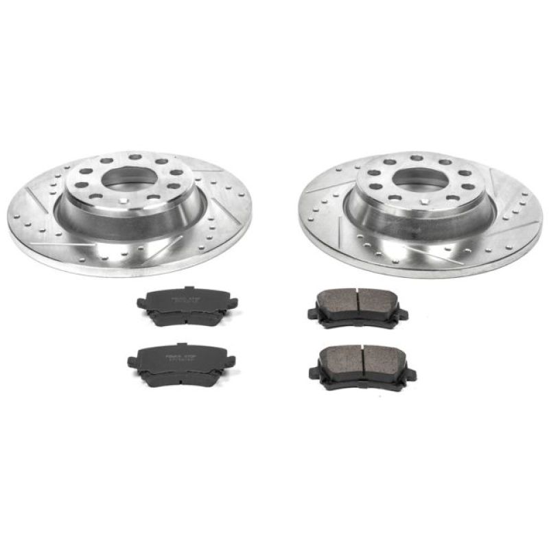 Power Stop 06-09 Audi A3 Rear Z23 Evolution Sport Brake Kit - K2261