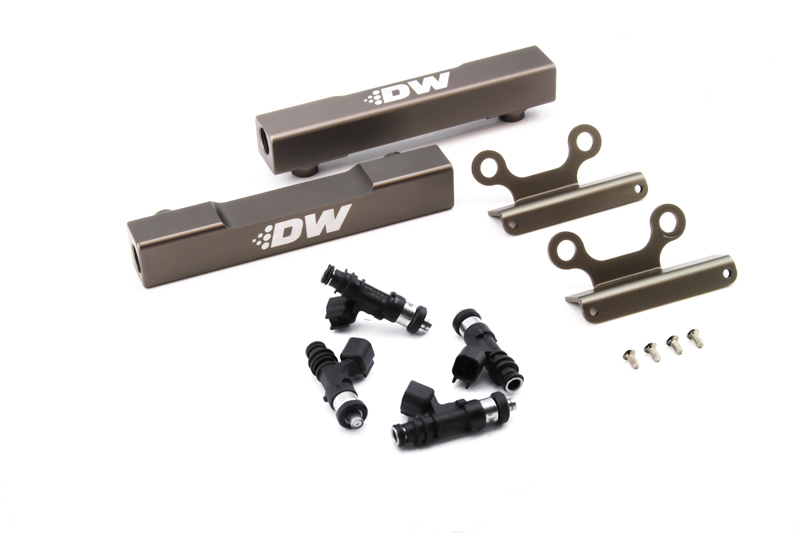 DeatschWerks 02+ Subaru WRX / 07+ STI/LGT Top Feed Fuel Rail Upgrade Kit w/ 750cc Injectors - 6-102-0750