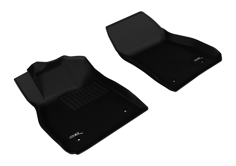 3D MAXpider 2013-2015 Chevrolet Malibu Kagu 1st Row Floormat - Black - L1CH06311509