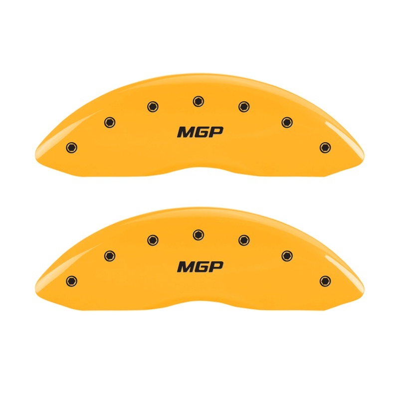 Front Set of 2: Yellow finish, Black MGP - 16163FMGPYL