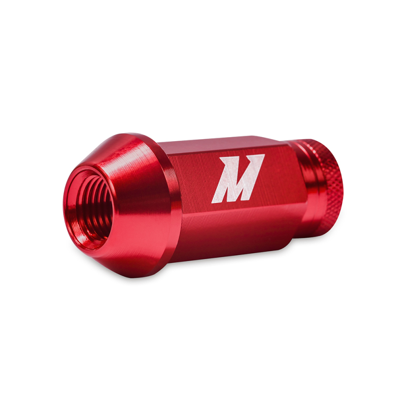 Mishimoto Aluminum Locking Lug Nuts 1/2 X 20 23pc Set Red - MMLG-1220-23LRD