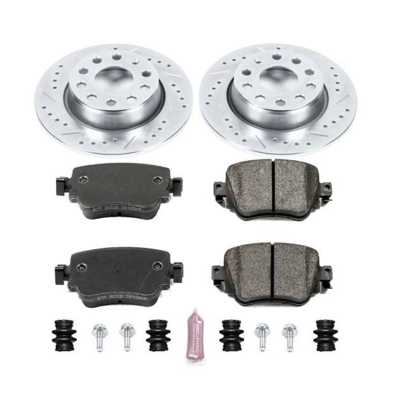 Power Stop 15-18 Volkswagen Golf Rear Z23 Evolution Sport Brake Kit - K7053