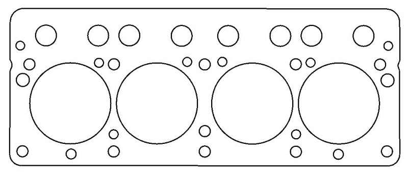 Cylinder Head Gasket; 0.043 in. Copper; 74mm Bore; - C4153-043