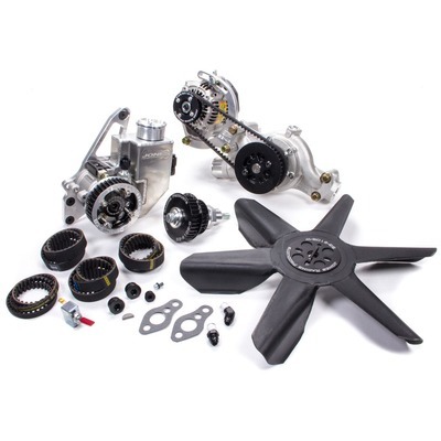 Drive Kit HTD SBC Crate P/S W/P & Alt w/Fan - 2441-AR-68-EMP