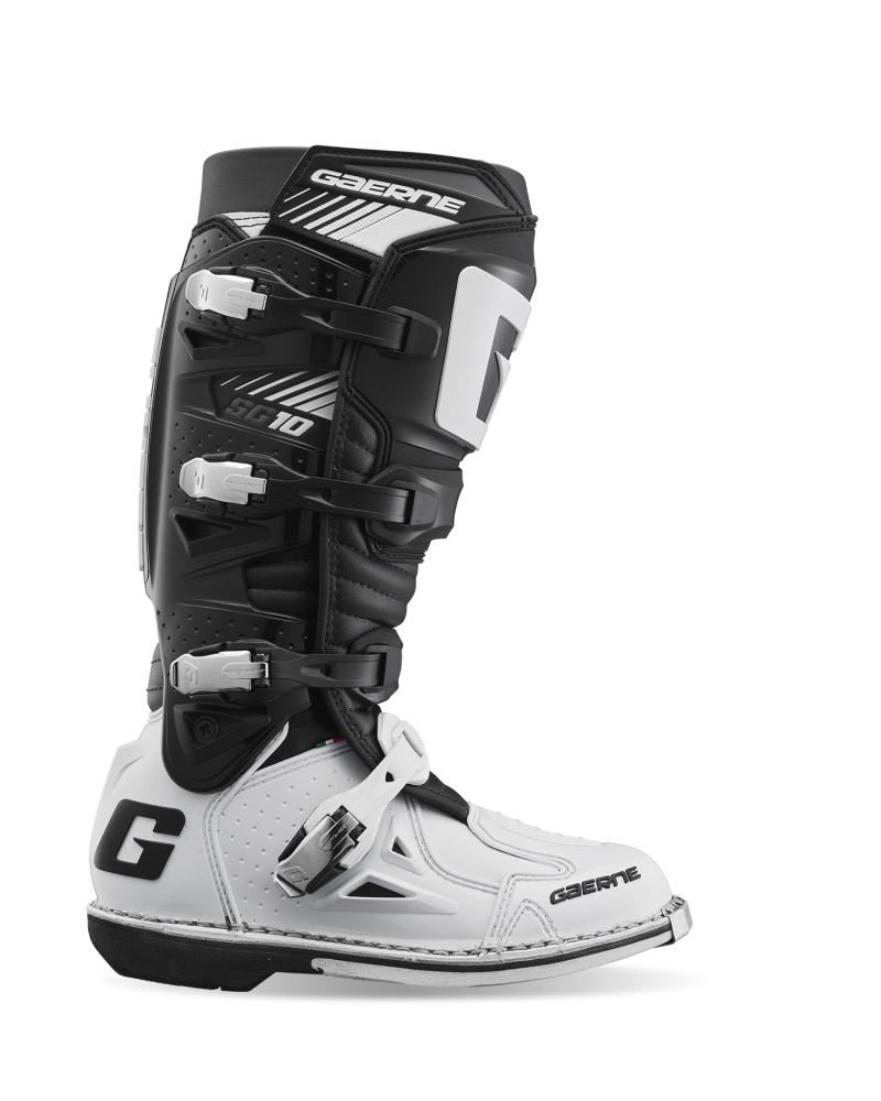 Gaerne SG10 Boot White/Black Size - 8 - 2190-014-8