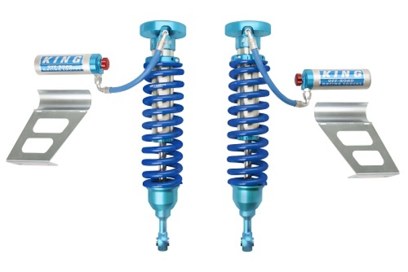 King Shocks 2007+ Toyota Tundra 2.5 Dia Front Coilover w/Remote Reservoir w/Adjuster (Pair) - 25001-143A-EXT