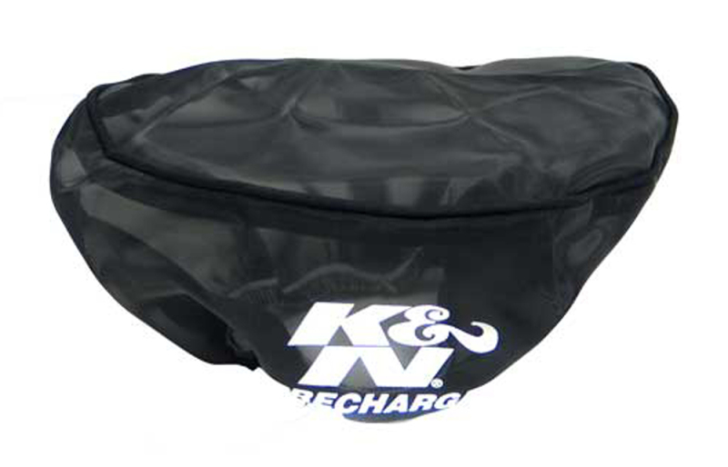 K&N Precharger Air Filter Wrap Round Straight Black 7in ID x 3in H - RU-0980PK