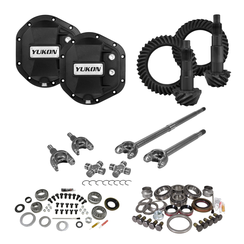 Stage 3 Re-Gear Kit upgrades front/rear diffs; 24 spl; incl covers/fr axles - YGK015STG3
