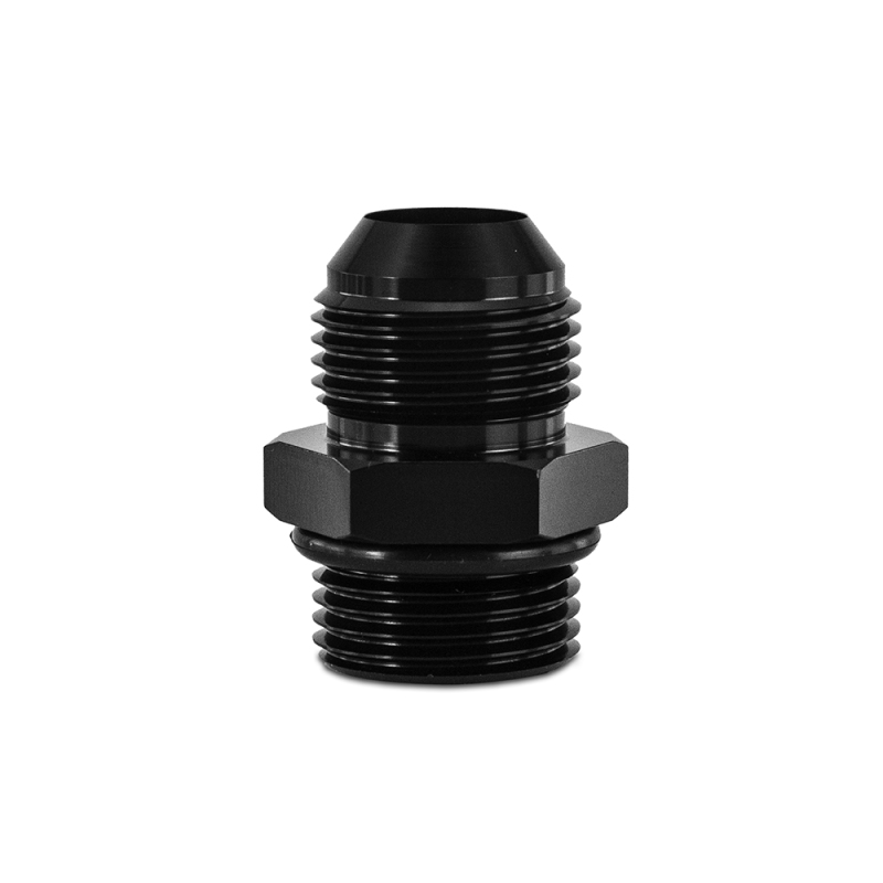 Mishimoto -16ORB to -16AN Aluminum Fitting Black - MMFT-16ORB-16BK