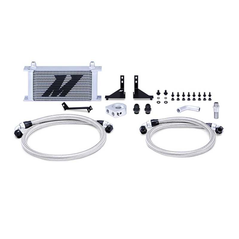 Mishimoto 14-16 Ford Fiesta ST Non-Thermostatic Oil Cooler Kit - Silver - MMOC-FIST-14