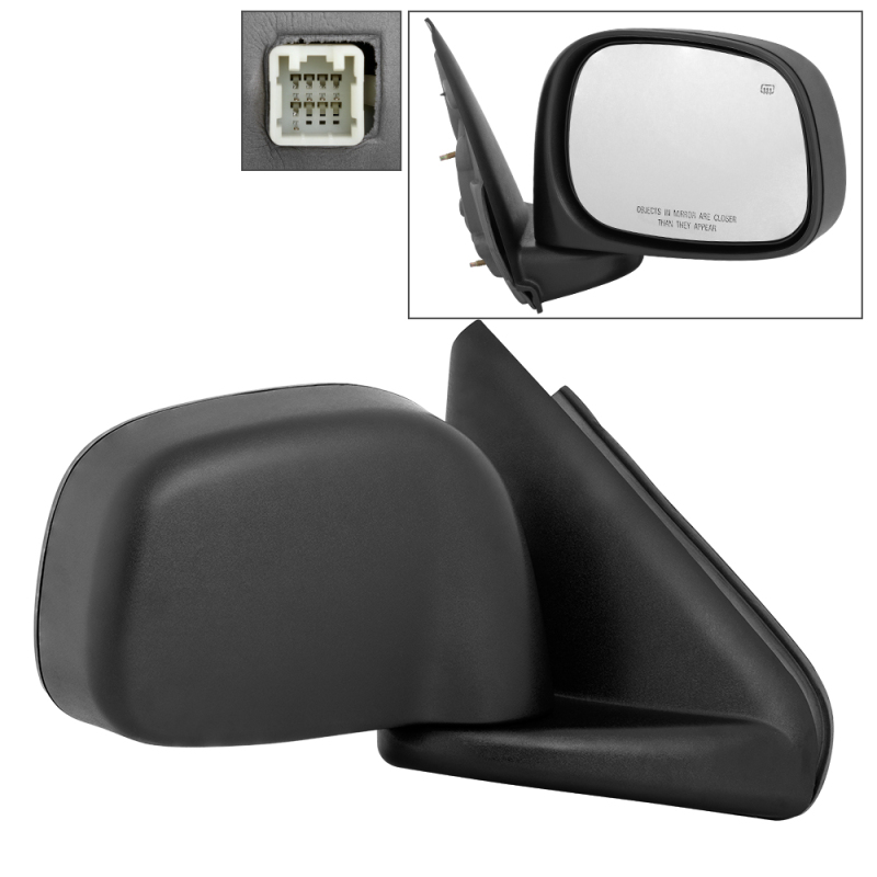 XTune Door Mirror; RH(Passenger) Side; Power Heated; OE; - 9938603