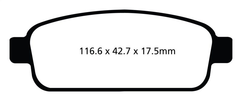 Greenstuff 2000 Series Sport Brake Pads - DP22066